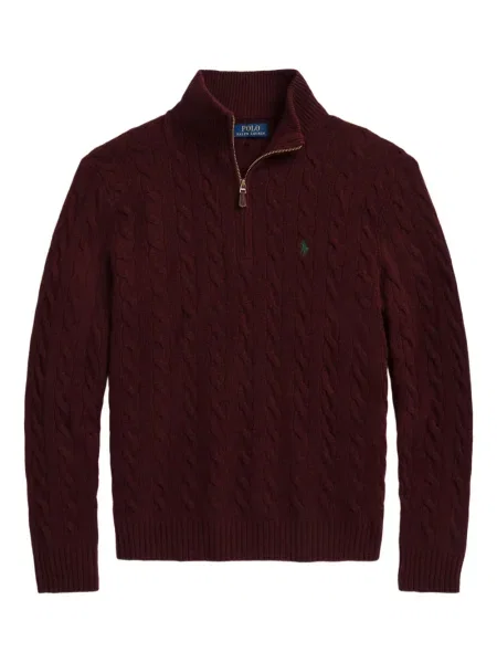 Μικρός κασκέτο Polo Ralph Lauren με χαμηλή μέση υφαίνω διαγωνίως πράσινο