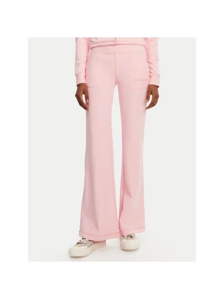 Juicy Couture Melegítő alsó Active Flared Leg rózsaszín