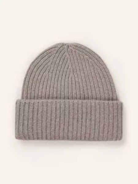 Soft Goat Kaszmirowa Czapka beige beżowa