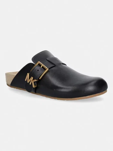 Papuci tip mules Michael Michael Kors din piele negru