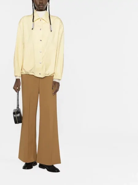 Bunda Jil Sander s potiskem žlutá