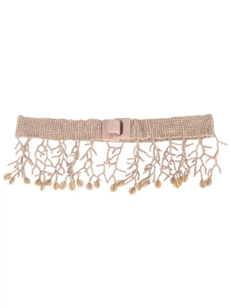 Boho opasaný opasok Isla Bonita By Sigris béžová