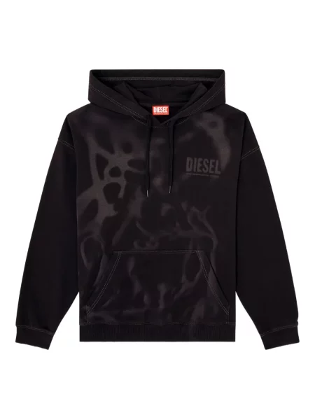 Hanorac cu glugă Diesel negru