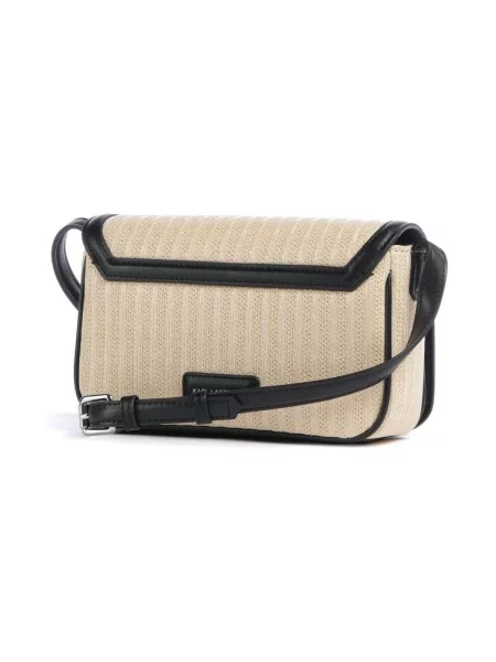 Crossbody kabelka Karl Lagerfeld béžová