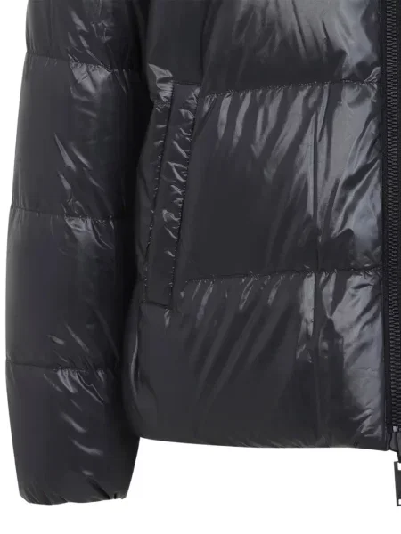 Geacă cu puf Moose Knuckles cu glugă negru