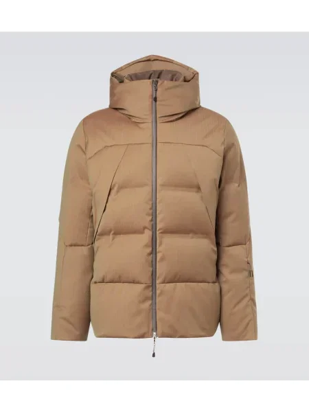 Вълнено пухено яке Sease кафяво