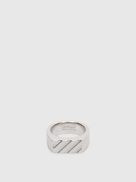 Срібляста каблучка Off-white
