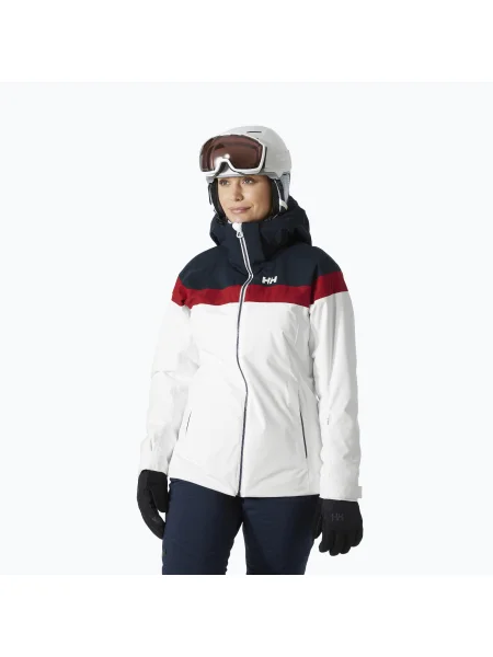 Geacă de schi pentru femei Helly Hansen Motionista Lifaloft white alb