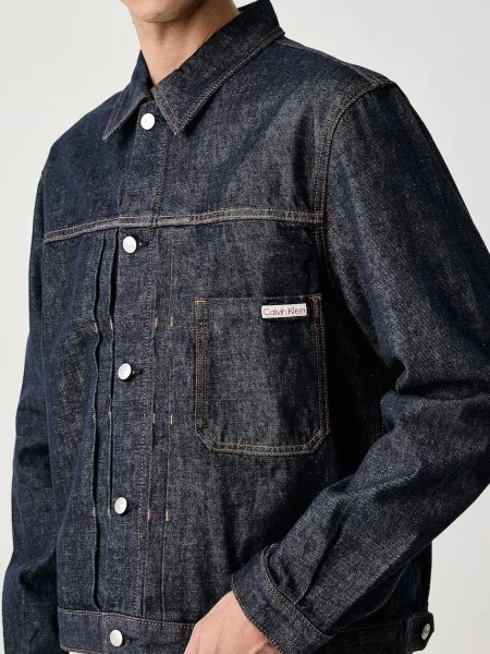 Calvin Klein Jeans kurtka jeansowa granatowa