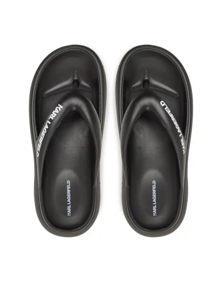 Karl Lagerfeld Flip-flops / alb negru