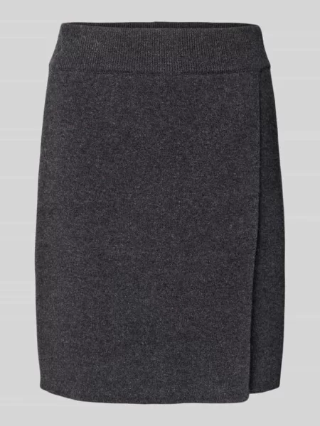 Spódnica mini o rozkloszowanym kroju z mieszanki bawełny z dodatkiem wełny model ‘DARLAA’ Armedangels