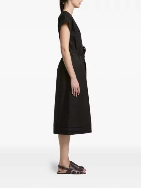 Rochie midi Peserico cu decolteu în V negru