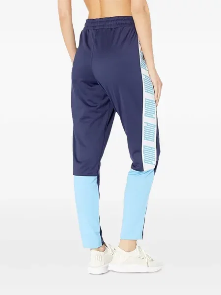 Pantaloni Puma alergare albastru