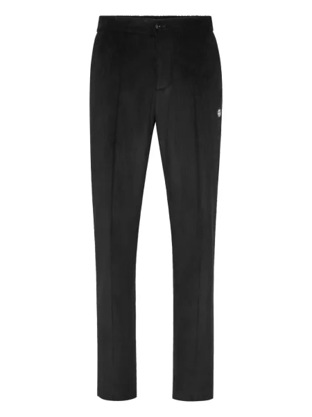 Pantaloni Billionaire de catifea cord negru
