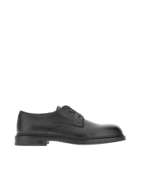 Derby Emporio Armani skórzany czarny