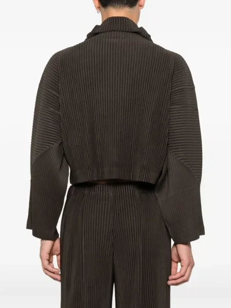 Плисирана тениска Homme Plissé Issey Miyake кафяво