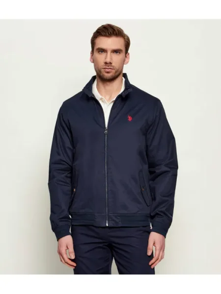 US Polo ASSN Kabát HARRINGTON kék
