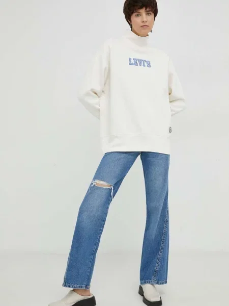 Дънки Levi's Noughties с висока талия синьо