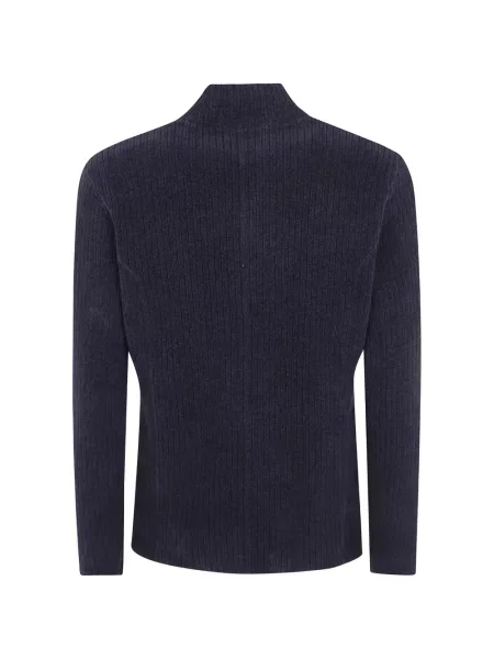 Geacă Emporio Armani tricotate negru
