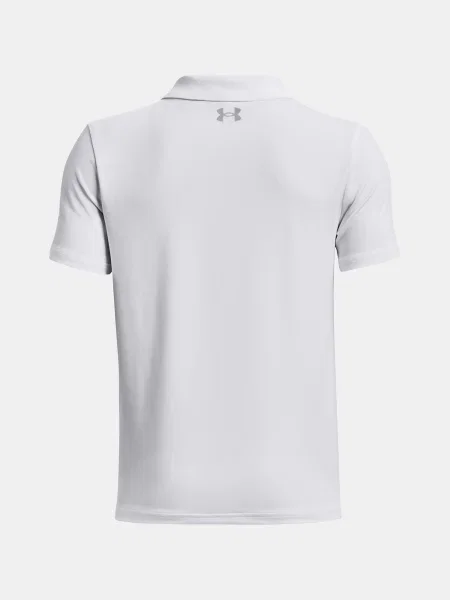Tricou copii Under Armour alb