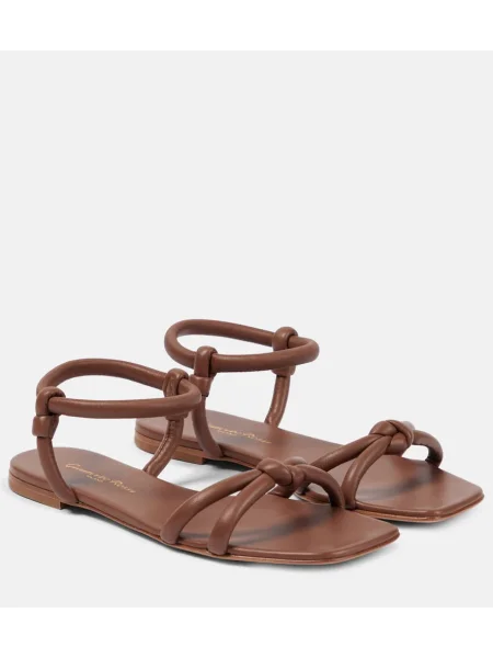 Sandale Gianvito Rossi din piele maro