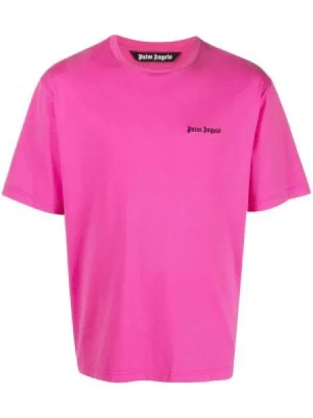 Tricou Palm Angels cu imagine roz