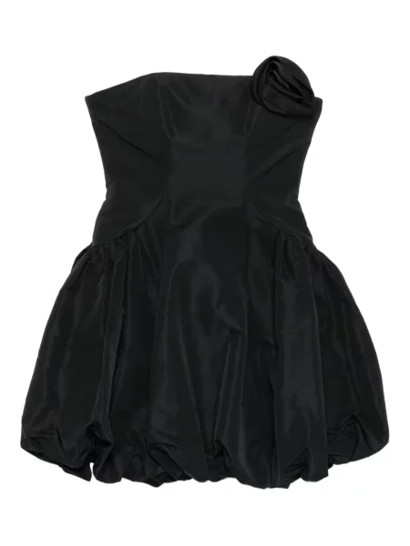 Sukienka mini Cult Gaia w kwiatki bez ramiączek garniturowa czarna