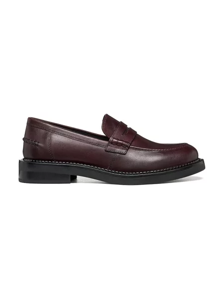 Geox loafers slip-on pentru femei din piele D SERILDA maro
