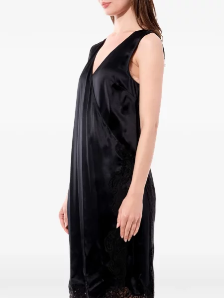 Haljina Balenciaga na preklop crna
