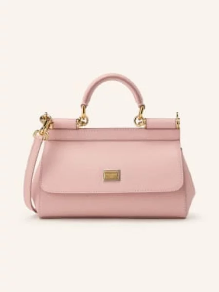 Dolce & Gabbana Torba Na Ramię Sicily Small rosa różowa