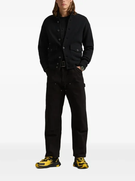 Slip de baie Polo Ralph Lauren cu broderie din piele de căprioară în carouri albastru