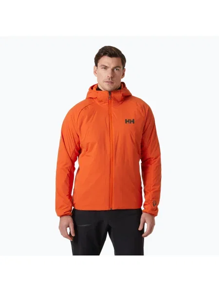 Helly Hansen bărbați hibrid jachetă Odin Lt Stretch Hood Ins patrulare portocaliu