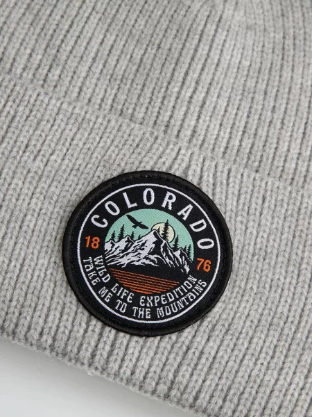 Coccodrillo čiapka beanie detská sivá