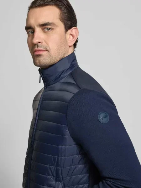 Kurtka w pikowanym wyglądzie krój regular fit Colmar Originals granatowa
