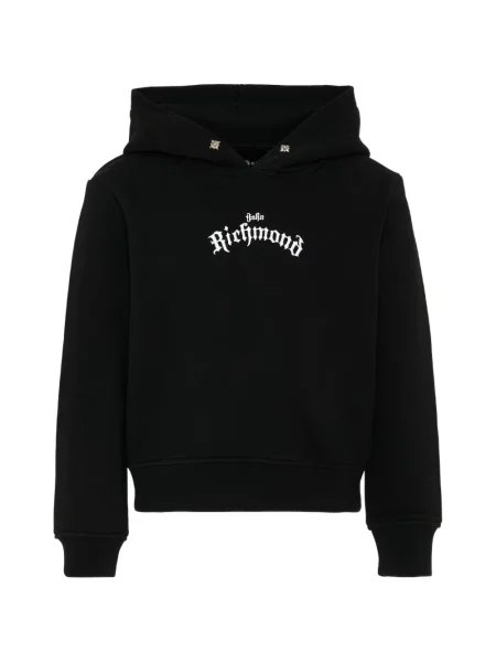 Bluza z kapturem dziecięca John Richmond czarna