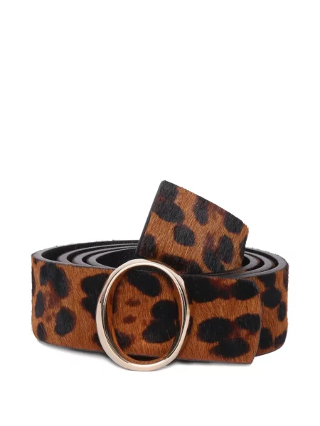 Curea Orciani cu imagine cu model leopard maro