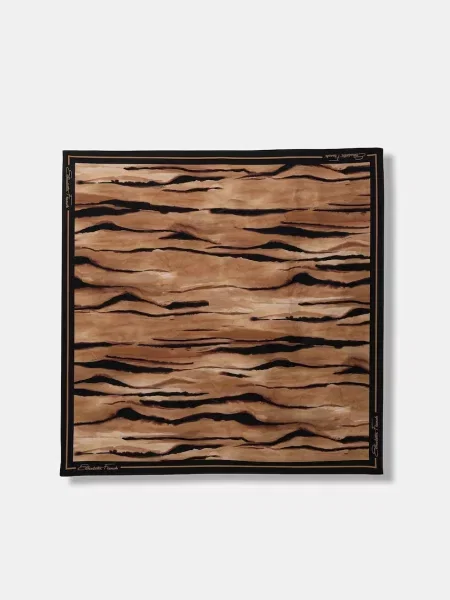 Elisabetta Franchi marama za žene svilena smeđa