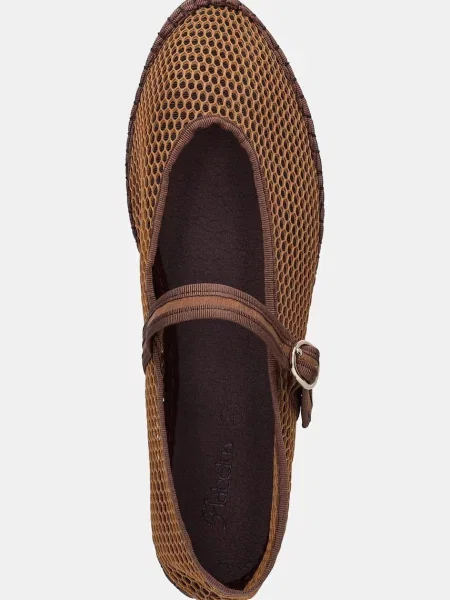 Балетки Flabelus коричневые