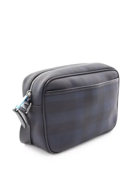 Geantă Burberry în carouri albastru