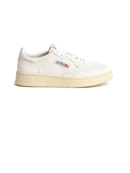 Sneakersy Autry skórzane białe
