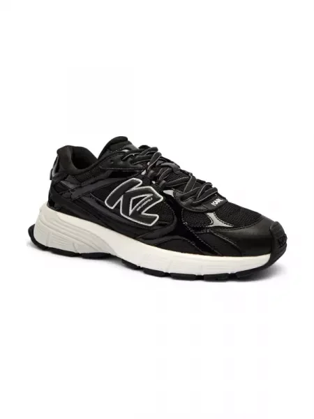 Karl Lagerfeld Sneakers ORION cu adaos de piele negru