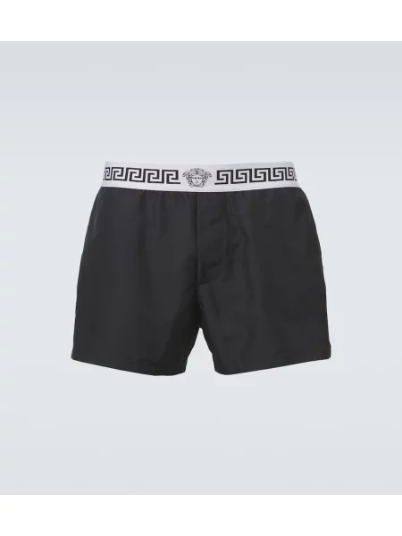 Slip de baie Versace negru