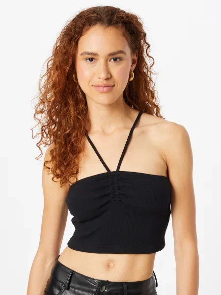 ABOUT YOU Top brodat Betty' negru