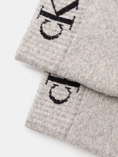 Calvin Klein Jeans ponožky s bavlnou šedé
