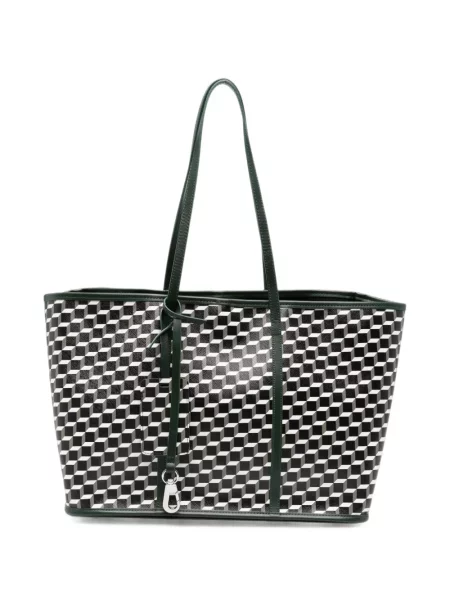Geantă shopper Pierre Hardy cu imprimeu geometric negru