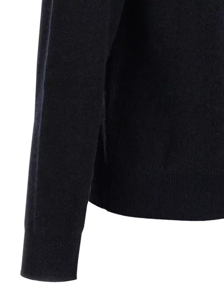 Pulover Brioni cu decolteu rotund albastru