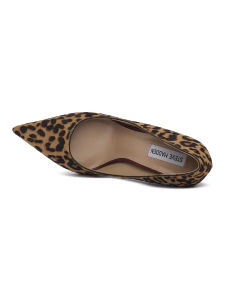 Pantofi Steve Madden cu model leopard maro