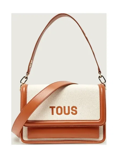 Geantă TOUS BANDOLERA M. AUDREE CANVAS maro