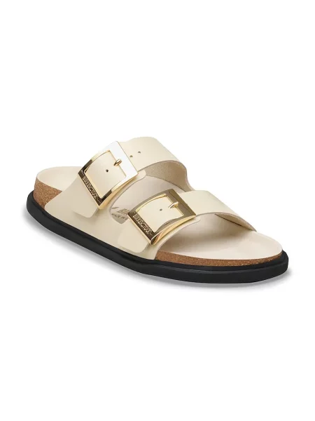 Usnjeni natikači Birkenstock Arizona bež
