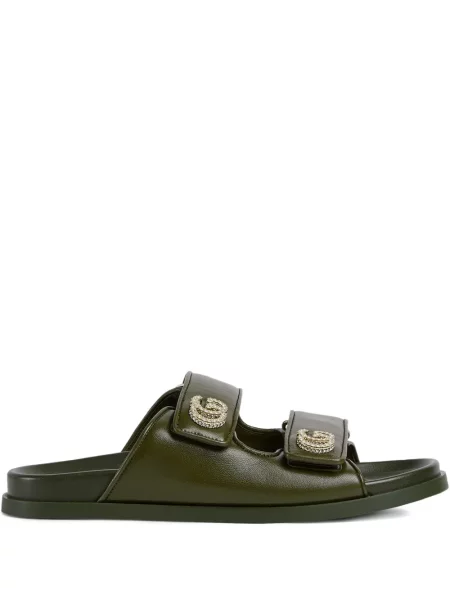 Sandale Gucci din piele verde